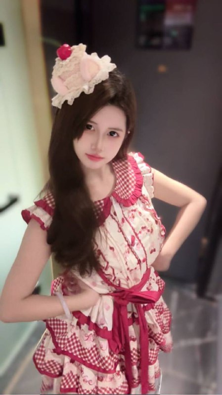 广州🏠07洛丽塔🆕新人07年 162cm 90斤天然真实34C🐻皮肤白嫩 三点粉可爱软萌 娃娃音🉑🐍👄🉑wt/yt🉑Lolita/情趣假一赔万🈲禁止冒充找年